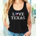 Êtements D'artintage Du Drapeau De L'état Du Texas En Détresse Love Texas Débardeur pour femme Cadeaux pour elle