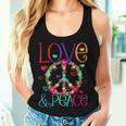 Flower Power Hippie Kostüm Love Peace 60Er 70Er Retro Tank Top Frauen Geschenke für Sie