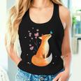 Fox Japanese Cherry Blossom Flowerintage Fox S Tank Top Frauen Geschenke für Sie