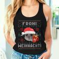 Frohi Weihnachti X Sad Hamster Meme Xmas Wine Mulled Wine Tank Top Frauen Geschenke für Sie