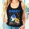 Daddy Of The Birthday Family Shark Birthday Boy Girl Women Tank Top Gifts for Her