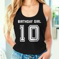 Girls 10Th Birthday Girls Ten Year Blue Tank Top Frauen Geschenke für Sie