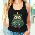 Girls Boys Owl Pyjamas Christmas Lights Tank Top Frauen Geschenke für Sie