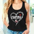 Grandma Cow Print Cow Heart Pattern Farmer Cows Mother's Day Women Tank Top Gifts for Her