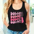 Groovy Dolly Girl First Name Personalized Women Tank Top Gifts for Her