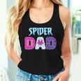 Groovy Spider Dad Matching Family Birthday Girl Party Women Tank Top Gifts for Her