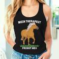 Haflinger Horse Mein Therapeut Feats Hay Tank Top Frauen Geschenke für Sie