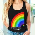 My Other Half Gay Couple Rainbow Pride Cool Lgbt Tank Top Frauen Geschenke für Sie