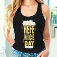 Hefeweizen Yeast Nice Day For A Wheat Beer Fan Tank Top Frauen Geschenke für Sie