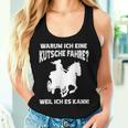 Horse Carriage Driving Carriage Coach Tank Top Frauen Geschenke für Sie