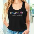 Hurts No One Lgbtq Pride Menschenrechte Männer Frauen Tank Top Frauen Geschenke für Sie