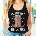 Ich Mag Halt Otter Seeotter Children's Girls' Women's Tank Top Frauen Geschenke für Sie