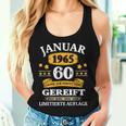 January 1965 60Th Birthday Man Woman Tank Top Frauen Geschenke für Sie