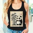 Kawaii Panda Ink Japanese Streetwear Novelty Panda Women Tank Top Gifts for Her
