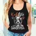 Kuhlste Landwirtin Für Landwirt Women's Farmer Cow Tank Top Frauen Geschenke für Sie