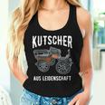 Kutscher Aus Leidenschaft Horse-Drawn Carriage Driving Tank Top Frauen Geschenke für Sie