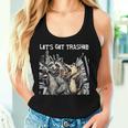 Let's Get Trashed Raccoon & Opossum Women Tank Top - Fun Night Out Gifts for Her