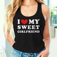 I Love My Sweet Girlfriend Ich Liebe Meine Süße Freundin Tank Top Frauen Geschenke für Sie