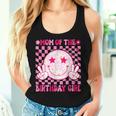 Mom Of The Birthday Girl Groovy Birthday Ns Girls Preppy Women Tank Top Gifts for Her