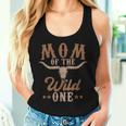 Mom Of The Wild One Cowboy Western Rodeo Party Matching Women Tank Top Gifts for Her