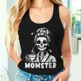 Momster Skeleton Tattoo Coffee Mum Gothic Outfit Tank Top Frauen Geschenke für Sie