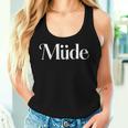 Müde-Mumu Pyjamas Müde Pyjamas Tank Top Frauen Geschenke für Sie