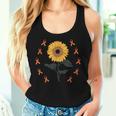 Multiple Sclerosis Awareness Sunflower Ms Warrior Support Camiseta sin mangas para mujer Regalos para ella