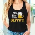 Mundl Mei Beer Is Ned Deppat I Austria Oida Alcohol Tank Top Frauen Geschenke für Sie