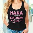 Nana Of The Birthday Pink Girl Matching Family Women Tank Top Gifts for Her