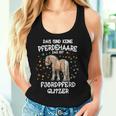 Norwegian Fjord Horse Glitter Horse Riding Fjordi Tank Top Frauen Geschenke für Sie