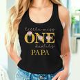 Papa Little Miss Onederful Birthday Party 1 Year Old Girl Tank Top Frauen Geschenke für Sie