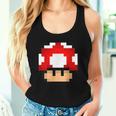 Pixel Retro Gaming Mushroom Tank Top Frauen Geschenke für Sie