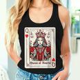 Queen King Of Hearts Valentines Day V-Day Couple Matching Women Tank Top Gifts for Her