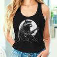 Raccoon Guitarist Tank Top for Women - Quirky Moonlit Design Gifts for Her