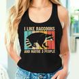 Raccoon Lover Introvert Tank Top for Men and Women Gifts for Her