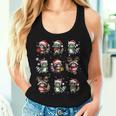 Raccoon Lover Women's Tank Top - Christmas Lights Pajama Theme Gifts for Her