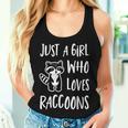 Raccoon Lover Women's Tank Top - Cute & Charming Design Gifts for Her