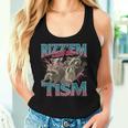 Raccoon Meme Women’s Tank Top - Fun Autistic Pride Theme Gifts for Her