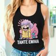 Raver Aunt Emma Ballern Techno Edm Rave Dj Tank Top Frauen Geschenke für Sie