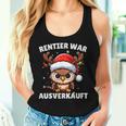 Reindeer Sold Out Christmas Owl Tank Top Frauen Geschenke für Sie