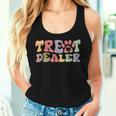 Retro Groovy Treat Dealer Dogs Owner Treats Pet Dog Lover Women Tank Top Gifts for Her