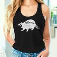 Retro Raccoon Women’s Tank Top - Vintage Half Moon Design Gifts for Her