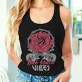 Rock Queenibes Guitarraintage Rose Rock Music Camiseta sin mangas para mujer Regalos para ella