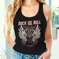 Rock And Roll Guitarraintage Rock Música Camiseta sin mangas para mujer Regalos para ella
