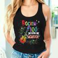 Rockin' 100 Days Of School Guitar Student Music Teacher Women Tank Top Gifts for Her