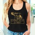 Roma Lupa Cita Del Imperio Romano Antigua De Roma Camiseta sin mangas para mujer Regalos para ella