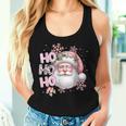 Santa Claus Pink Christmas Holidays Girls Tank Top Frauen Geschenke für Sie