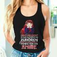 Sarcastic Anime Manga Saying Statement Anime Tank Top Frauen Geschenke für Sie