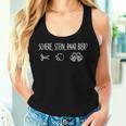 With Scissor Stone Pair Of Beer Tank Top Frauen Geschenke für Sie