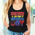 Sister Of The Birthday Boy Matching Spider Family Birthday Women Tank Top Gifts for Her